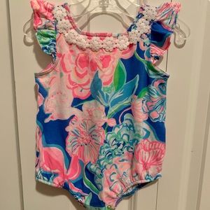 Lilly Pulitzer Emilia Infant Bodysuit 12-18 m NWOT